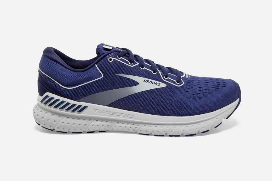 Brooks Transcend 7 Road Loopschoenen Heren - Donkerblauw/Zilver - 056413VDS